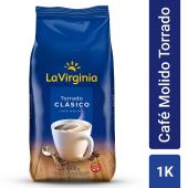 Café La Virginia Torrado Equilibrado Molido 1 Kilo