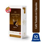 Café tostado molido en Cápsulas La Virginia Espresso Sutil x 10