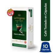 Café tostado molido en Cápsulas La Virginia Espresso Equilibrado x 10