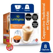 Cápsulas Cappuccino Tradicional compatibles con cafeteras Dolce Gusto ®  x 8 cápsulas