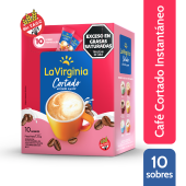 Cortado La Virginia en 10 sobres de 12,5 gr c/u
