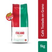 Café tostado En Grano Blend Tipo Italiano La Virginia espresso  1 kilo