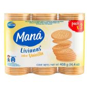 Galletitas Mana Vainilla 408gr.