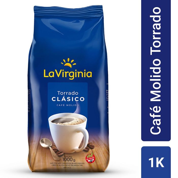 Café La Virginia Torrado Equilibrado Molido 1 Kilo
