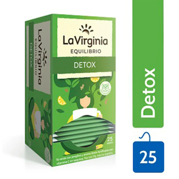 Hierbas La Virginia DETOX 25 saquitos